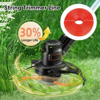 3 мм x 15 м нейлоновая леска для триммера щетка для резки травы веревка для удаления сорняков триммер инструмент аксессуары замена провода газонокосилки