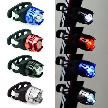 3 модели светодиодных фонарей для велосипеда, высокая яркость, безопасность велосипеда, противотуманные фары, задние предупреждающие огни Red Light
