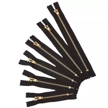 3 # молнии с латунными зубцами 9/12/15/18 см, закрытые металлические молнии с автоматическим замком, джинсовая планка, сумка-карандаш, карманные молнии 12cm