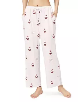 3 Motif Pattern Long Pants PWCP224256 PNK F [Gelato Pique] Women s розовый