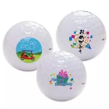 3 мяча для гольфа с иллюстрациями ко дню рождения SRIXON DISTANCE C Разработано для подарков на день рождения С днем рождения (Идти!/День рождения/Поздравления)