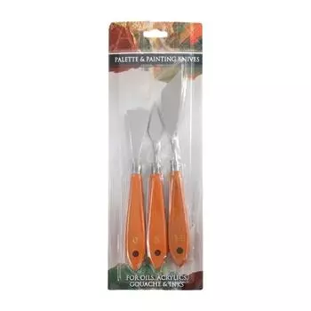 3 набора художественных скребков Набор скребков для художественной палитры Скребок для масляной палитры Лопатка для палитры гуашевых пигментов yellow