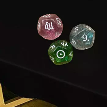 3 набора игральных костей D12 Astrology, многосторонние игровые аксессуары для созвездий Таро Style A