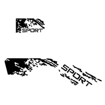 3 наклейки на кузов пикапа, наклейки на дверь заднего багажника, универсальные аксессуары