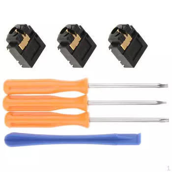 3 наушника 3,5 мм + инструменты для