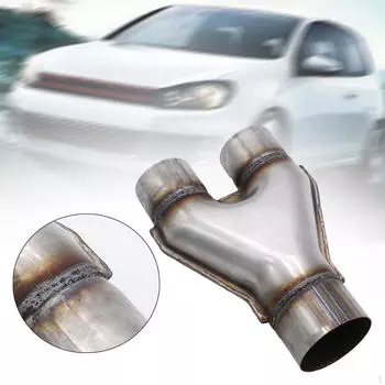 3 одинарный/2,5 двойной Y-образный адаптер для замены выхлопной трубы высокой производительности