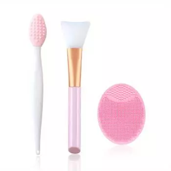 [3-pack Soft Silicone Nose Brush]- Clean Face, Remove Blackheads, Exfoliating Face Brush, Facial Care Tool, Make Skin Smoother