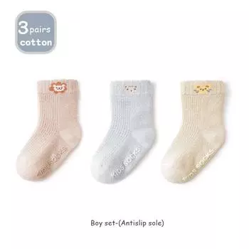 3 Pairs/Lot Baby Socks Summer Thin Kids Socks Soft Cottton Mesh Children Socks Solid Color Toddler Socks For Boys And Girls S(0-6M)