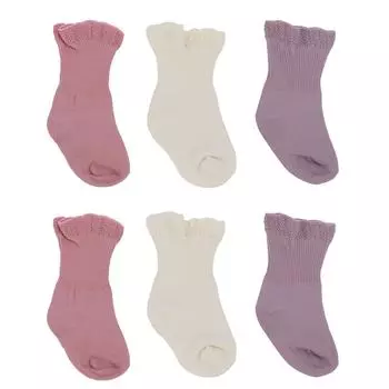 3 пары детских хлопковых носков, мягкие свободные носки средней длины для детей, для маленьких девочек, детские носки 0?1 год