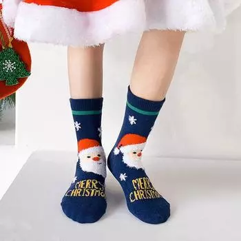 3 пары детских носков, детские носки с милым рисунком для мальчиков и девочек, детские носки средней длины L