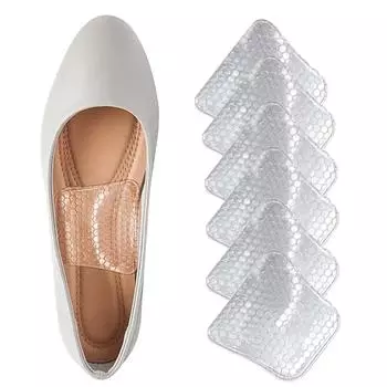 3 пары гелевых стелек для поддержки свода стопы для женщин и мужчин, плоскостопие, комфортные стельки для поддержки свода стопы для сандалий и кроссовок на высоком каблуке 3 pairs белый