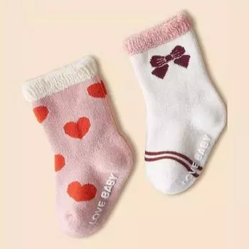 3 пары/комплект носков для малышей, мягкие весенние хлопковые носки для девочек, осенне-зимние носки с рисунком в полоску для младенцев S