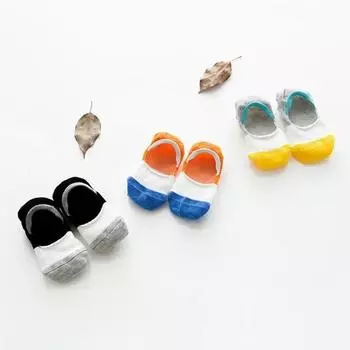 3 пары летних дышащих детских носков с принтом и буквами, хлопковые тонкие мягкие носки для мальчиков и девочек для новорожденных, детские носки с героями мультфильмов