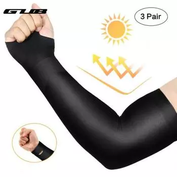3 пары летних нарукавников для занятий спортом на открытом воздухе, велоспорта, дышащих УФ-защитных рукавов для защиты от солнца