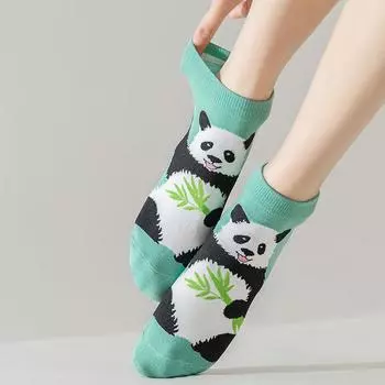 3 пары/лот Kawaii Cute Panda Funny Socks Women Cartoon Animal Cotton Woman Autumn Winter Socks One size