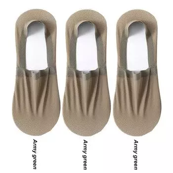 3 пары / лот мужские носки-лодочки модные летние тонкие невидимые носки дышащие мягкие повседневные носки высокого качества эластичная сетка Sokken Meias EUR 38-44