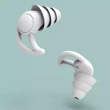 Мягкие беруши для плавания, защитные, предотвращающие попадание воды, силиконовые, для плавания, дайвинга, тройные, звукоизоляционные, противошумные, для сна, учебы, беруши