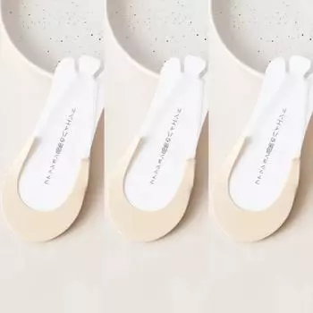 3 пары невидимых носков-лодочек, женские летние силиконовые нескользящие носки для обуви на высоком каблуке, тонкие шелковые носки с полуладонью, новые EU Size 36-41