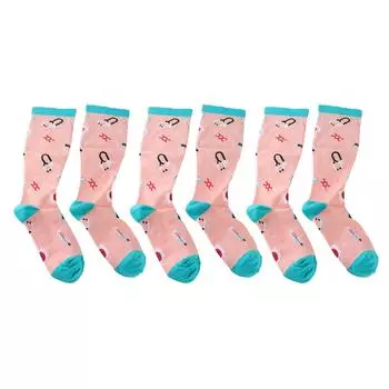 3 пары очень широких компрессионных носков для икр для мужчин и женщин с высокой градуированной поддержкой колена, большие размеры, Compre XXL