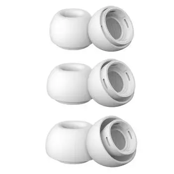 3 пары профессиональных мягких гибких сменных силиконовых амбушюров для наушников IOS