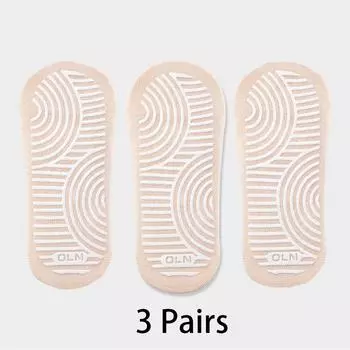 3 пары профессиональных женских носков для йоги, хлопковые, противоскользящие, для балета, пилатеса, женские, дышащие, мягкие, для танцев, для занятий спортом в помещении, носки-лодочки EUR 35-39