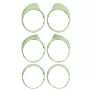 3 пары противоскользящих силиконовых насадок-крыльев, сменные насадки-крылышки для наушников Samsung Galaxy Buds FE 2023, аксессуары бежевый