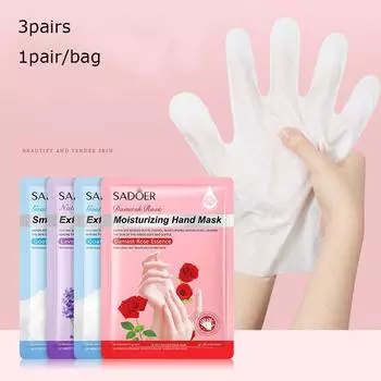 3 пары SADOER козье молоко никотинамидная маска для рук маска для ног увлажняющий продукт для ухода за кожей #1