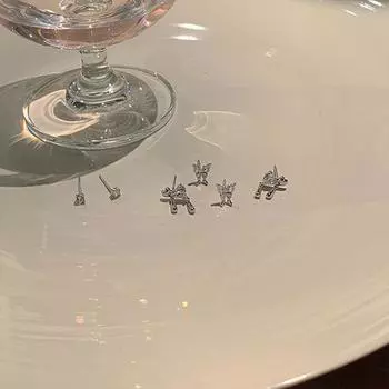 3 пары сережек-гвоздиков в форме бабочки, модные серьги Advanced Sense 3Pair