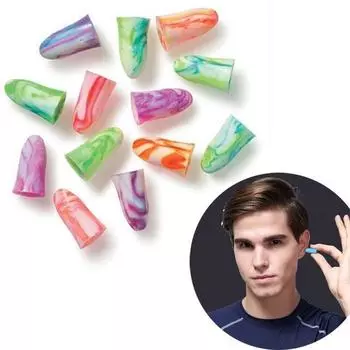 3 пары шт., цветные беруши из мягкой пены, беруши для путешествий, предотвращения шума во время сна, шумоподавление 3pair