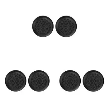 3 пары силиконовых колпачков для джойстиков контроллера Meta Quest 3(черный)