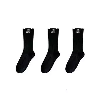 3 пары женских носков Y2K Hip Hop с потертостями, комплект из хлопковых носков Harajuku Street с контрастными черными белыми рваными забавными носками Lolita One Size