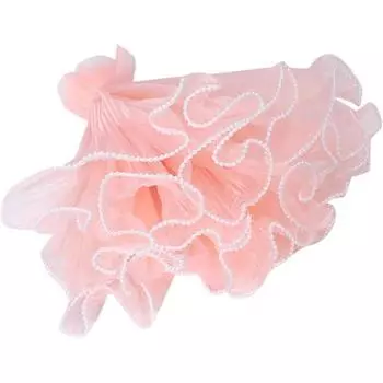 3 Pcs Bouquet Wrapping Yarn Flower Wrapping Mesh Yarn Pearl Edge Packaging Paper Gift Wrap Mesh Paper Florist Supplies белый
