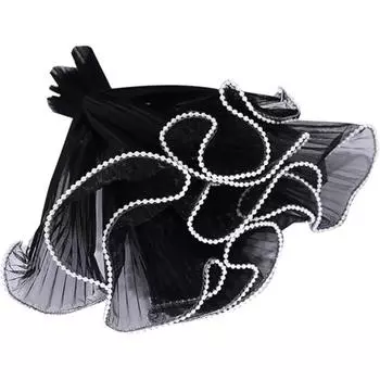 3 Pcs Bouquet Wrapping Yarn Flower Wrapping Mesh Yarn Pearl Edge Packaging Paper Gift Wrap Mesh Paper Florist Supplies белый