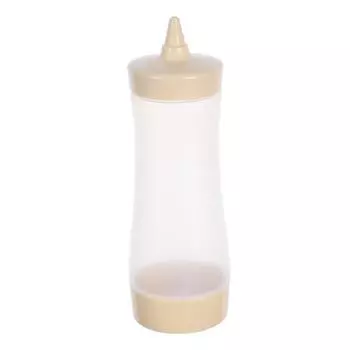 3 PCS Mustard Bottle Squeeze Food Containers with Lids Cover Sauce Ketchup Condiment