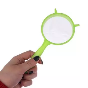 3 Pcs/Set Plastic Fine Mesh Juice Tea Scoop Strainer Colander Flour Sieve With Handle Kitchen Tools