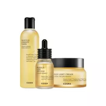 3-piece set COSRX Full Fit Propolis Toner + Ampoule + Cream Honey Glowing Skin 3 types