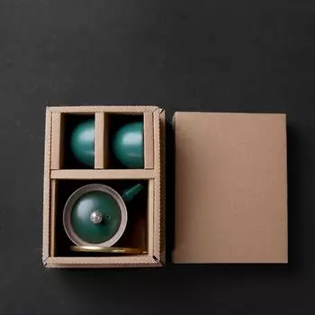 3 piece set of stoneware pottery pot pot teapot ceramic household puer pot tea maker kung fu tea set teacup