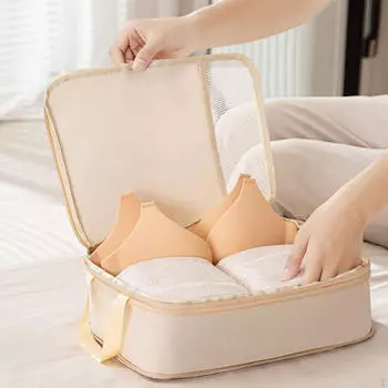 3 шт., компрессионные упаковочные кубики, расширяемые органайзеры, дорожная сумка для хранения для пеших прогулок бежевый