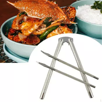 3 Pieces Crab Crackers Lobster Portable Kitchen Accessories, Multifunctional Nut
