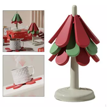 3 шт. складная теплоизоляционная подставка под кастрюлю с изоляцией для посуды Round Base