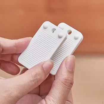 3 Pieces Furniture Levelers Hard Wedges Table Shims Multipurpose Anti Slide Level Wedge for Home белый