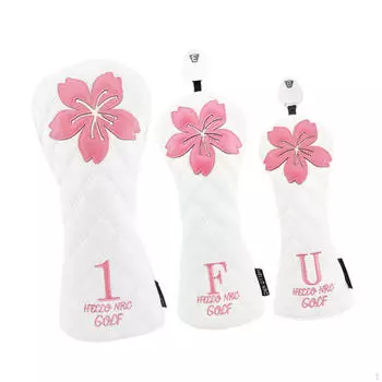 3 шт. Чехол для головки клюшки для гольфа, защитный чехол для тренировок, деревянный