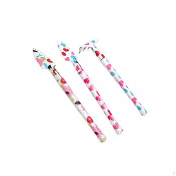 3 Pieces Mini Garden Tools Kit Hand Trowel Iron Outdoor Beautiful Print Anti Rust Gardening розовый