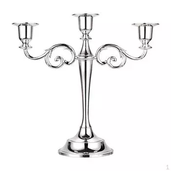 3 Подсвечника Канделябры Домашний Подсвечник золотистый