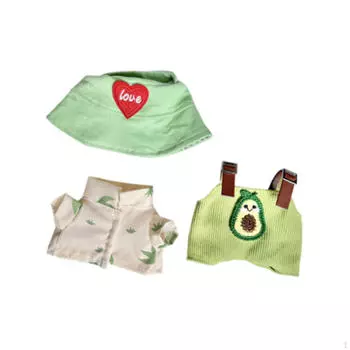 3 предмета 20 см кукольная одежда тканевая одежда подарки ручная работа одежда костюм green hat