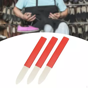 3 предмета открывающийся инструмент сапожник с резиновой ручкой нержавеющая сталь кожаное дно 23mmx173mm