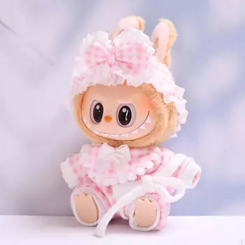 3 предмета: пижама для кукол и повязка на голову с нагрудником, аксессуары для костюма для мальчика ростом 17 см, подарки на год розовый