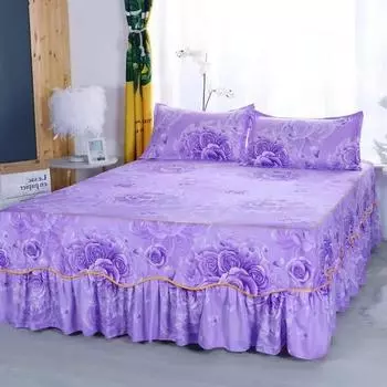 3 предмета постельных принадлежностей, гладкое стеганое покрывало на кровать, светильник, роскошный домашний комплект постельного белья с наволочками для кровати размера «queen-king-size» 3 Pcs 120x200cm