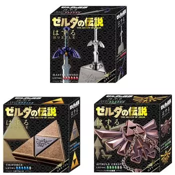 3 предмета Zuru The Legend of Zelda Tears of the Kingdom Hyrule [набор Zelda] [Мастерский меч, Трифорс, Эмблема]