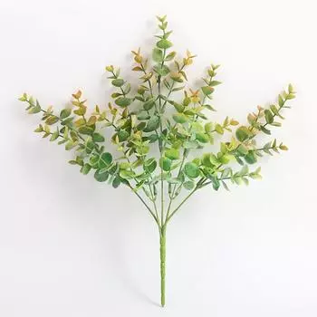3 пучка искусственной зелени эвкалиптовое растение искусственный серебряный доллар эвкалиптовые ветки свадьба джунгли тематическая вечеринка домашний декор зелёный